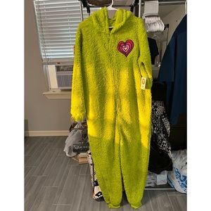 The grinch onesie size Small Unisex